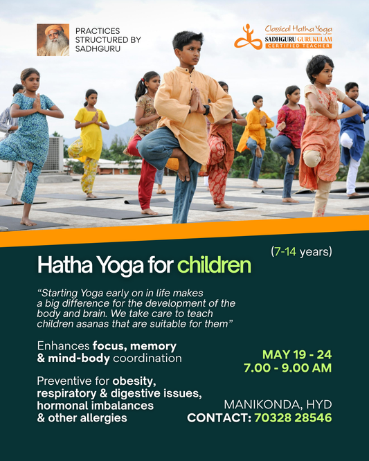 Classical Hatha Yoga for Children @ Manikonda
